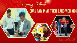 Lương Thịnh quan tâm phát triển phát triển đảng viên mới