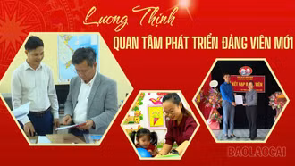 Lương Thịnh quan tâm phát triển phát triển đảng viên mới