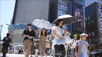 Nhật Bản trải qua tháng 7 nóng nhất từ trước đến nay