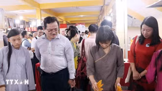 Triển lãm 1.500 tựa sách liên quan đến Phật giáo mừng Đại lễ Vu Lan