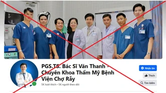 Cảnh báo mạo danh, cắt ghép hình ảnh Bệnh viện Chợ Rẫy lừa đảo phẫu thuật thẩm mỹ