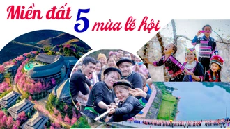 Miền đất “5 mùa lễ hội" 
