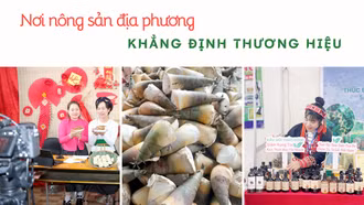 Nơi nông sản địa phương khẳng định thương hiệu