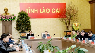 Lào Cai tham dự Lễ phát động hai phong trào thi đua lớn của Chính phủ