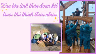 Lan toả tinh thần đoàn kết trước thử thách thiên nhiên