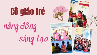Cô giáo trẻ năng động, sáng tạo