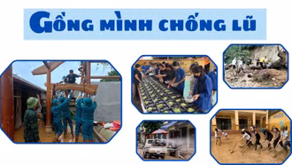 Gồng mình chống lũ