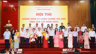 Thí sinh Đặng Hải Hồng đoạt giải Nhất Hội thi Giảng viên lý luận chính trị giỏi tỉnh năm 2024