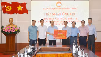 Ủy ban MTTQ Việt Nam tỉnh công khai thống kê số tiền ủng hộ người dân khắc phục hậu quả thiên tai