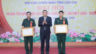 Đại hội thi đua yêu nước "Cựu chiến binh gương mẫu" lần thứ V thành công tốt đẹp