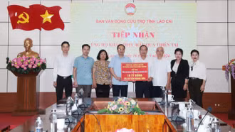Tỉnh Bình Dương ủng hộ người dân tỉnh Lào Cai 10 tỷ đồng khắc phục hậu quả thiên tai