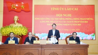 Thực hiện nghiêm túc chỉ đạo về công tác nội chính, phòng chống tham nhũng, lãng phí, tiêu cực và cải cách tư pháp