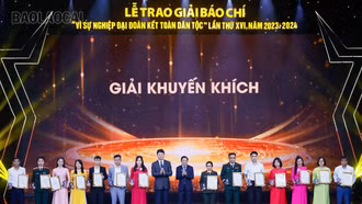 Lào Cai có 2 tác phẩm đoạt Giải báo chí “Vì sự nghiệp Đại đoàn kết toàn dân tộc” lần thứ XVI