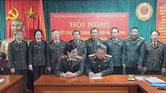 Hội Cựu Chiến binh tỉnh và Hội Cựu Công an Nhân dân tỉnh ký chương trình phối hợp hoạt động