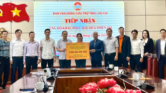 Kéo dài thời gian tiếp nhận ủng hộ khắc phục hậu quả thiên tai đến ngày 30/11