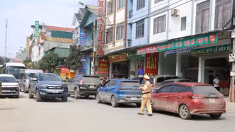 Đảm bảo trật tự, an toàn giao thông tại khu vực đền Bảo Hà