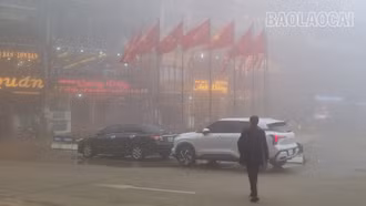 Không khí lạnh mạnh ảnh hưởng đến Lào Cai