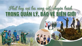 Phát huy vai trò nòng cốt, chuyên trách trong quản lý, bảo vệ biên giới