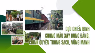 Cựu chiến binh gương mẫu xây dựng Đảng, chính quyền trong sạch, vững mạnh