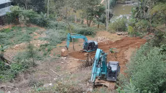 Khởi công công trình khẩn cấp chống sạt lở khu dân cư tổ 13, 14, 15 phường Pom Hán