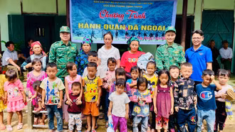 Đồn Biên phòng Trịnh Tường tổ chức chương trình “Hành quân dã ngoại làm công tác dân vận"