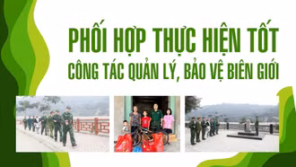 Phối hợp, thực hiện tốt công tác quản lý, bảo vệ biên giới