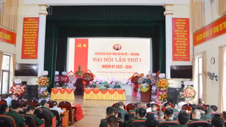 Đại hội Đảng bộ Ban Chỉ huy Phòng thủ khu vực 1 – Cam Đường