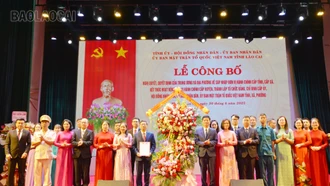 Lễ công bố các nghị quyết, quyết định của Trung ương và địa phương về sáp nhập đơn vị hành chính cấp xã