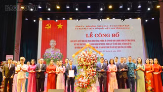 Lễ công bố các nghị quyết, quyết định của Trung ương và địa phương về sáp nhập đơn vị hành chính cấp xã