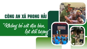 Công an xã Phong Hải: "Không bỏ sót địa bàn, lọt đối tượng"