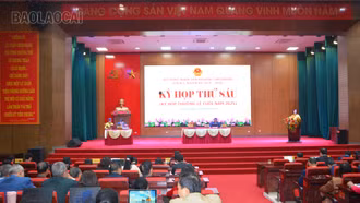 Kỳ họp thứ 6, HĐND phường Cam Đường thông qua 14 nghị quyết