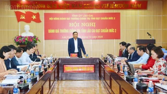 Đánh giá Trường Chính trị tỉnh Lào Cai đạt chuẩn mức 2