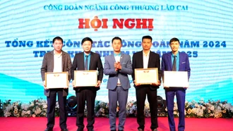 Trao hơn 500 triệu đồng chăm lo đời sống cho đoàn viên công đoàn ngành Công thương