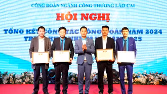 Trao hơn 500 triệu đồng chăm lo đời sống cho đoàn viên công đoàn ngành Công thương