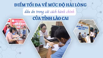 Điểm tối đa về mức độ hài lòng- dấu ấn trong cải cách hành chính của tỉnh Lào Cai