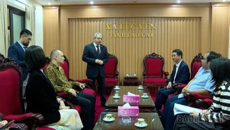 Xã Lục Yên tiếp đoàn Đại sứ quán Azerbaijan và Đại sứ quán Kazakhstan tại Việt Nam