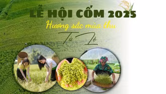 Từ ngày 13 - 21/9: Sẽ diễn ra Lễ hội cốm - Hương sắc mùa thu Tú Lệ