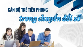 Cán bộ trẻ tiên phong trong chuyển đổi số