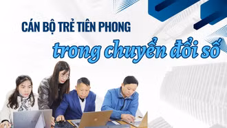 Cán bộ trẻ tiên phong trong chuyển đổi số