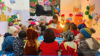 Chủ động phòng chống rét cho học sinh mầm non