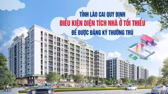 [Infographic] Quy định diện tích nhà ở tối thiểu để được đăng ký thường trú tại chỗ ở hợp pháp do thuê, mượn, ở nhờ trên địa bàn tỉnh Lào Cai