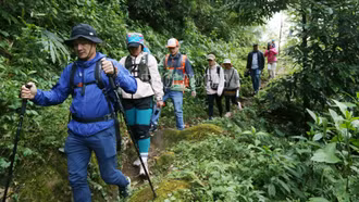 Lào Cai và Lai Châu phối hợp khảo sát đường đá cổ Pavie