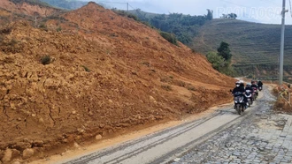 Cần sớm khắc phục triệt để sạt lở trên Tỉnh lộ 152