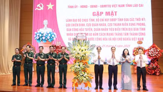 Gặp mặt lực lượng vũ trang tỉnh nhân kỷ niệm 80 năm Cách mạng tháng Tám và Quốc khánh 2/9