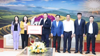 Tỉnh Đồng Nai hỗ trợ 7 tỷ đồng giúp tỉnh Lào Cai khắc phục hậu quả thiên tai