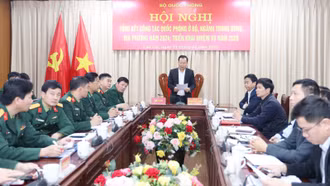 Bộ Quốc phòng triển khai công tác quốc phòng năm 2025