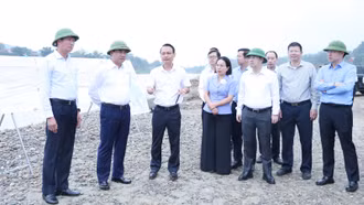 Củng cố cơ sở thực tiễn cho dự án xử lý ngập úng do nước dềnh sông Hồng tại khu vực trung tâm tỉnh