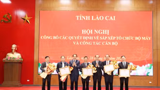 Lào Cai điều động, bổ nhiệm loạt nhân sự chủ chốt