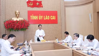 Đồng chí Bí thư Tỉnh ủy Trịnh Việt Hùng làm việc với Ban Nội chính Tỉnh ủy