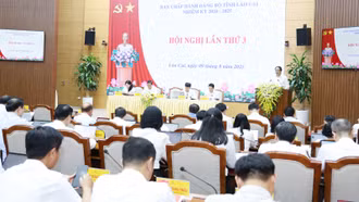 Khai mạc Hội nghị lần thứ 3 Ban Chấp hành Đảng bộ tỉnh